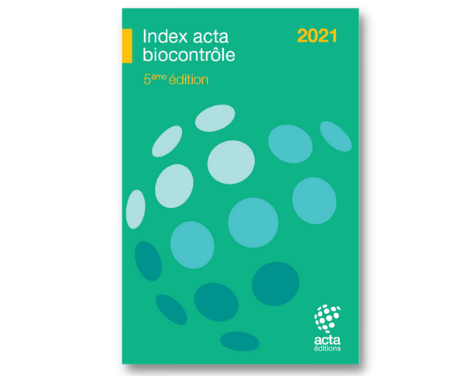 L’index acta biocontrôle 2021 est disponible