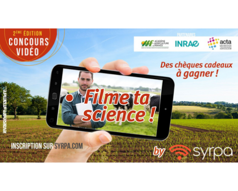 [SIA 2023] Le concours « Filme ta science » by Syrpa a élu 4 lauréats !