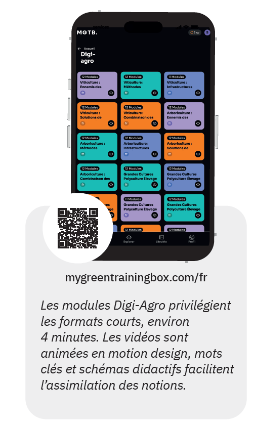 DIGI-AGRO : la formation 100% digitale dédiée à la protection intégrée des cultures DIGI-AGRO : la formation 100% digitale dédiée à la protection intégrée des cultures