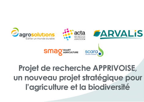 APPRIVOISE, un nouveau projet stratégique pour l’agriculture et la biodiversité