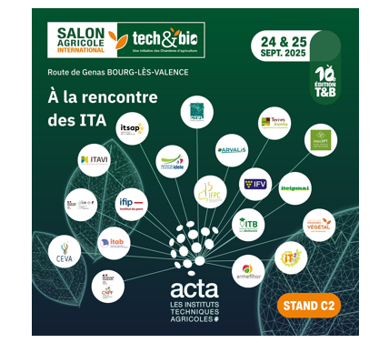 L’Acta, le réseau des Instituts techniques agricoles à Tech & Bio 2025